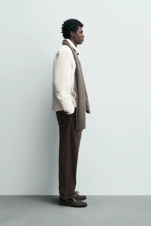 Куртка-рубашка из искусственной замши