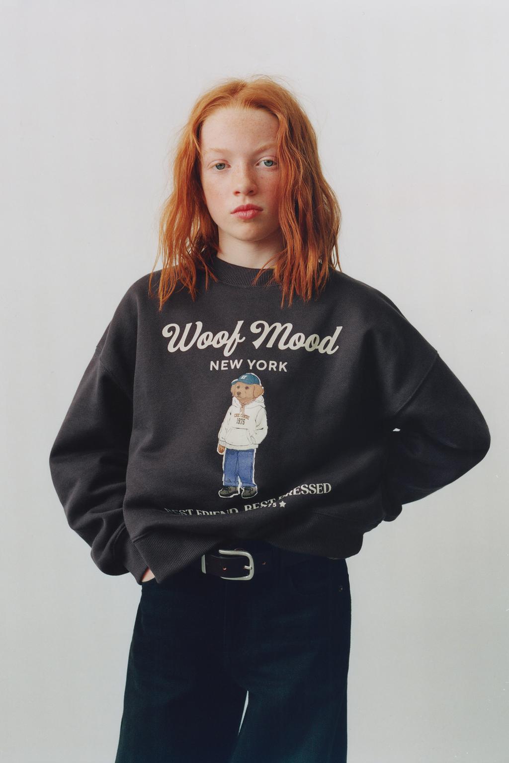 ТОЛСТОВКА С ПРИНТОМ «СОБАКА»