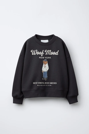 Толстовка с принтом «собака»- Заказать в России