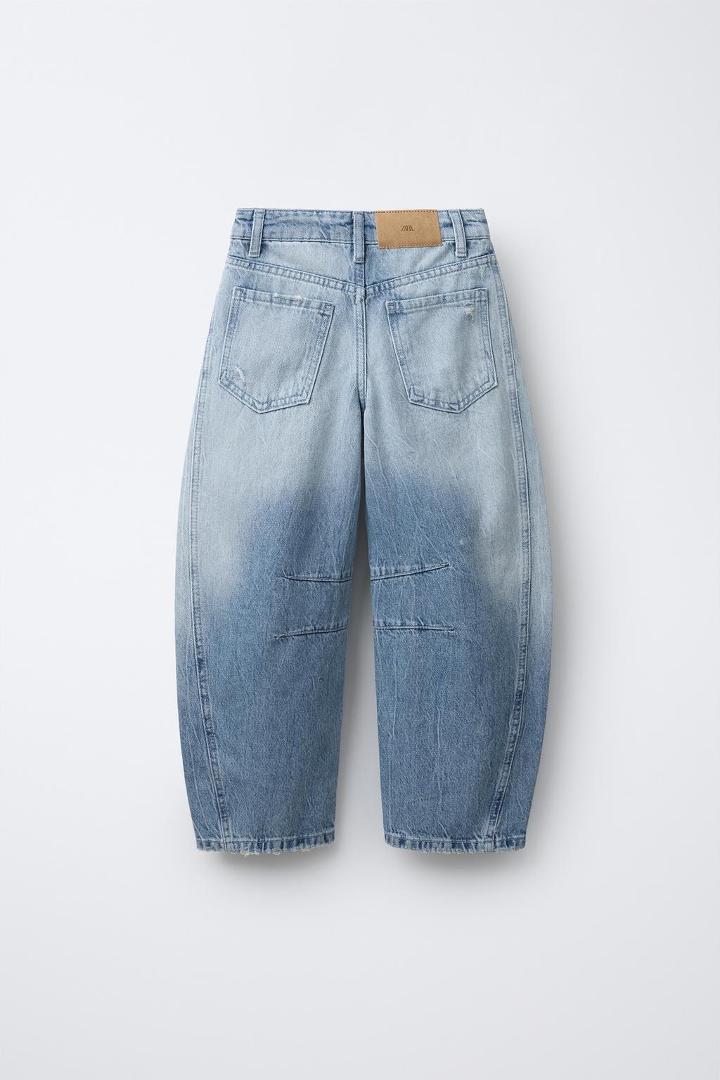 ДЖИНСЫ BARREL С РАЗРЕЗАМИ