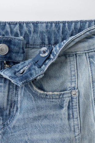 Джинсы BARREL с разрезами- Заказать в России