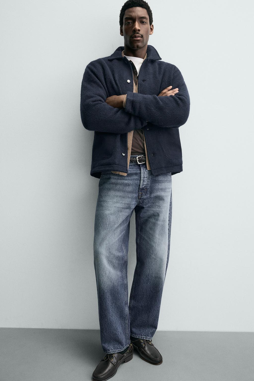 КАРДИГАН С РЕЛЬЕФНОЙ ТКАНЬЮ И КАРМАНАМИ