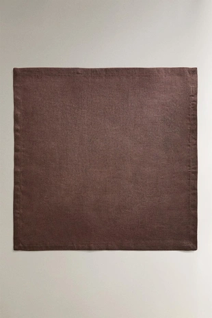 Набор однотонных льняных салфеток- Заказать в России