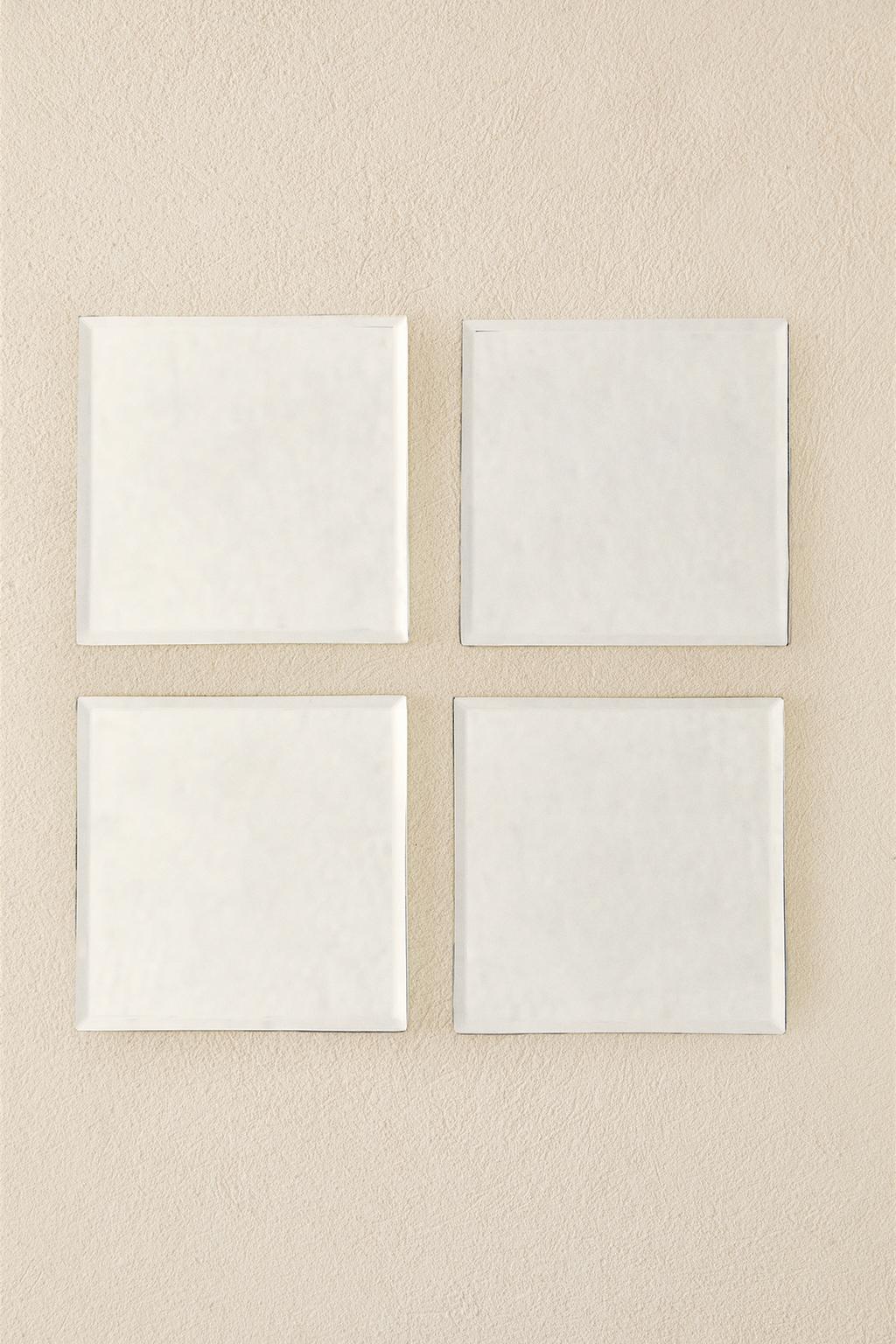 Набор зеркальных подставок (набор из 4 шт.)