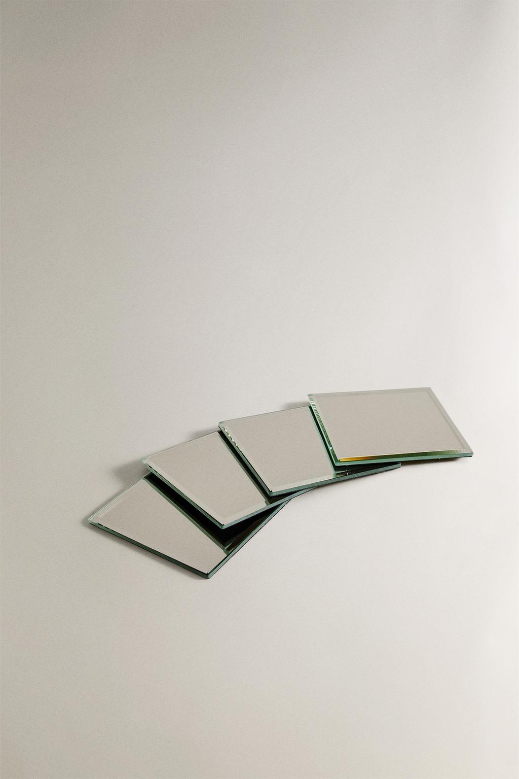 Набор зеркальных подставок (набор из 4 шт.)