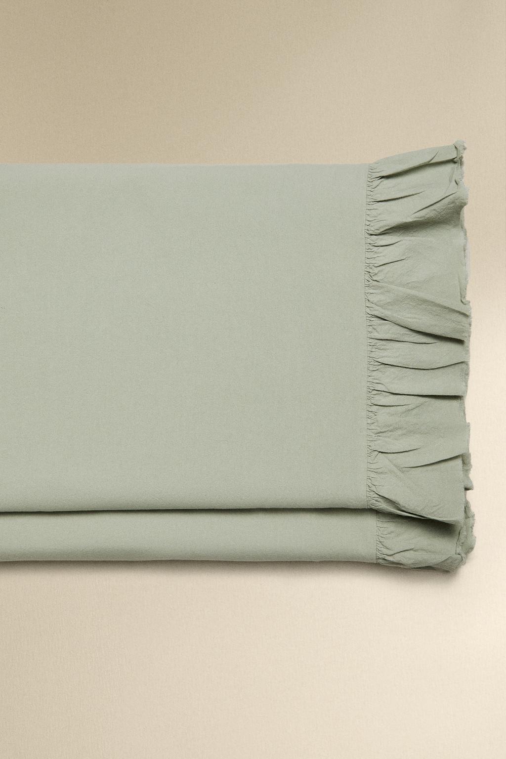 Простыня с оборками