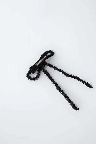 Набор из двух заколок для волос с бантом и бусинами- Заказать в России