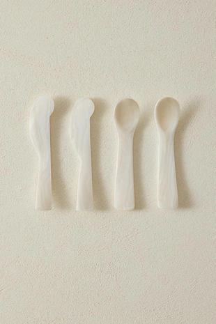 Набор столовых приборов из перламутра для завтрака (набор из 4 шт.)- Заказать в России