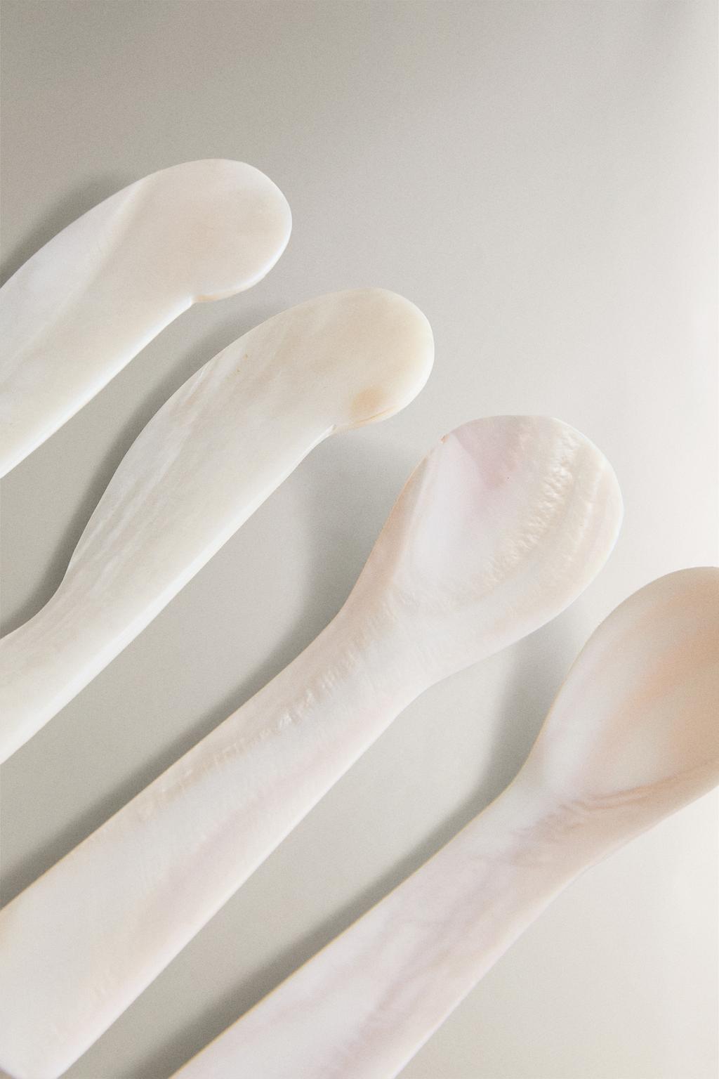 Набор столовых приборов из перламутра для завтрака (набор из 4 шт.)