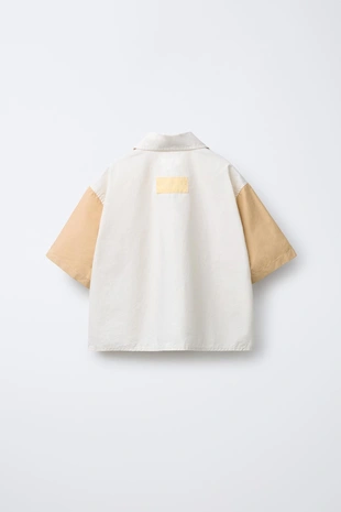 Рубашка в стиле пэчворк- Заказать в России