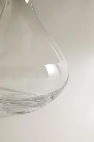 Стеклянная бутылка с кристаллическим золотым краем- Заказать в России