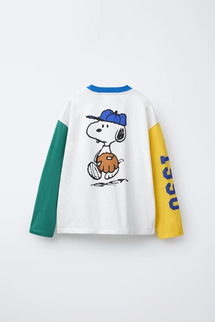 Футболка SNOOPY PEANUTS™ с контрастными элементами- Заказать в России