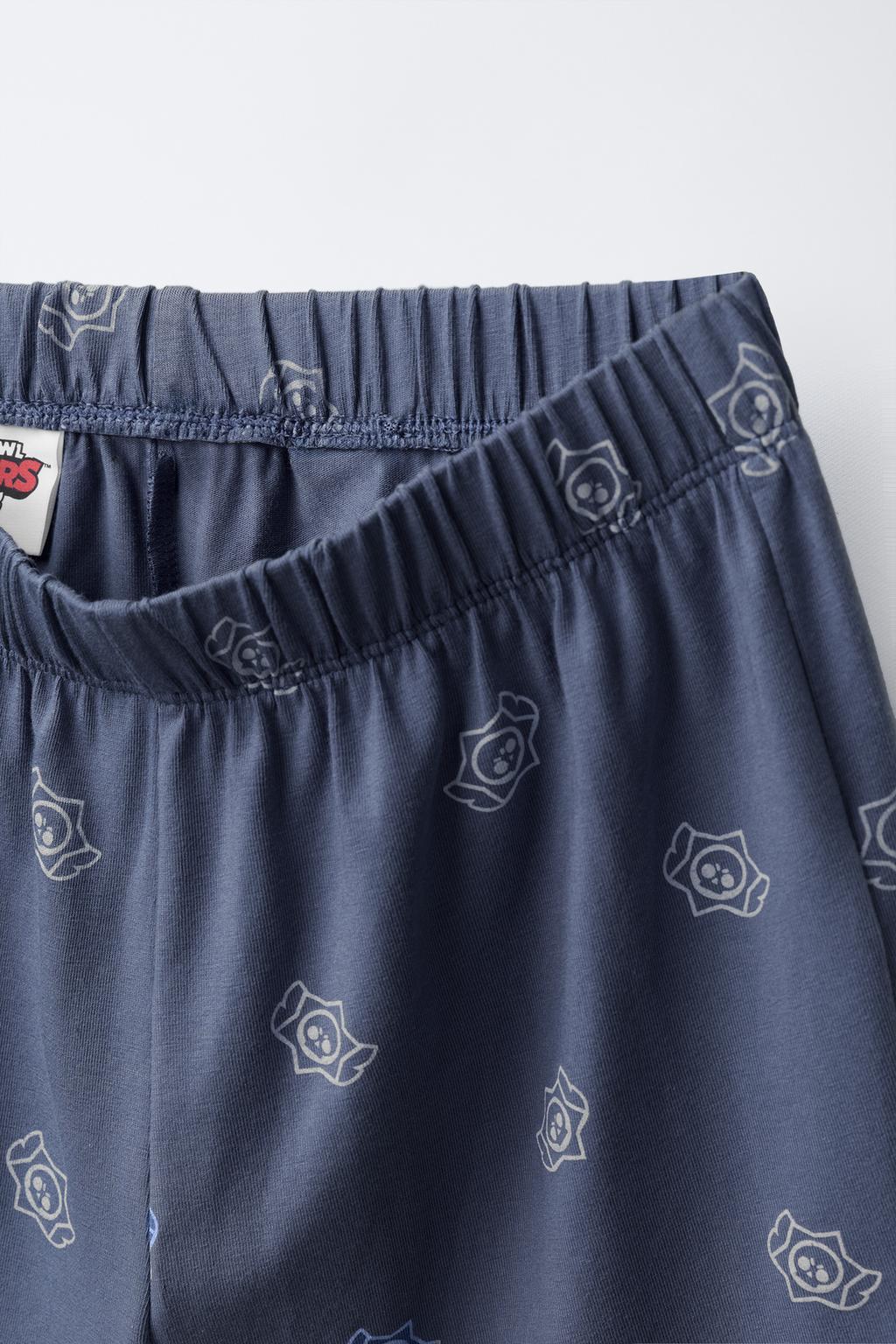 6-14 ЛЕТ/ ПИЖАМА С ПРИНТОМ BRAWL STARS © SUPERCELL OY