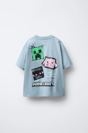 Футболка с принтом MINECRAFT © MOJANG AB. ™- Заказать в России