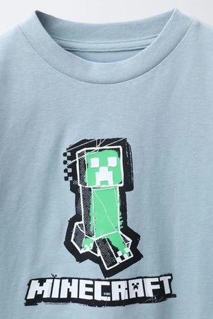 Футболка с принтом MINECRAFT © MOJANG AB. ™- Заказать в России