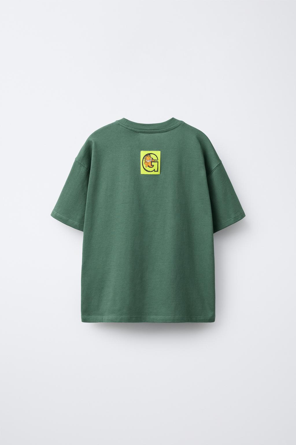 ФУТБОЛКА С ГРАФФИТИ-ПРИНТОМ GARFIELD © PAWS INC