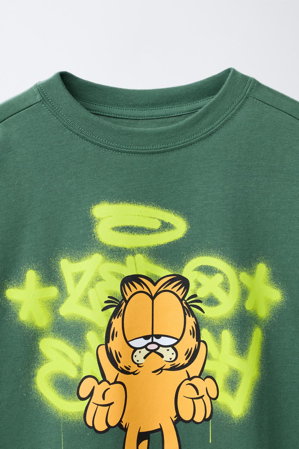 ФУТБОЛКА С ГРАФФИТИ-ПРИНТОМ GARFIELD © PAWS INC