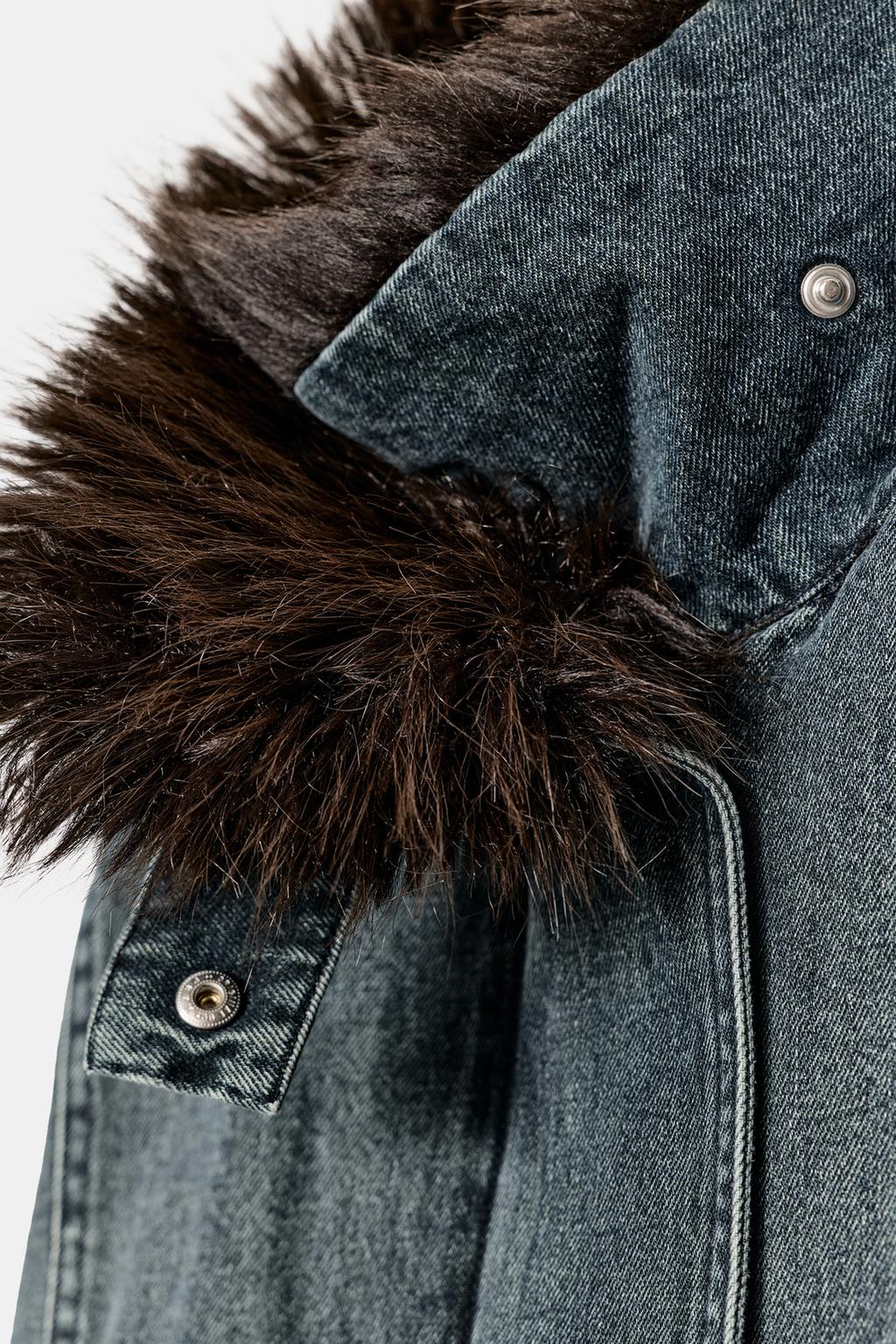 ДЖИНСОВАЯ КУРТКА-БОМБЕР — ZW COLLECTION