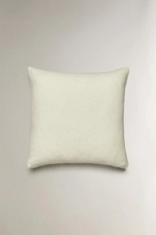 Чехол для подушки из вязаного шерстяного мохера- Заказать в России