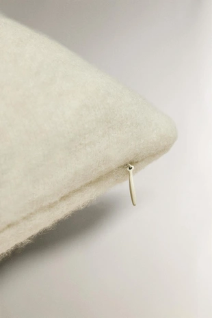 Чехол для подушки из вязаного шерстяного мохера- Заказать в России