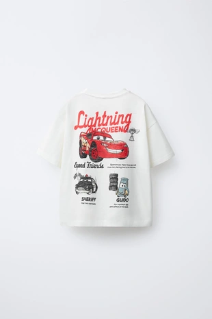 Футболка с принтом тачки молния маккуин © DISNEY- Заказать в России