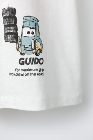 Футболка с принтом тачки молния маккуин © DISNEY- Заказать в России