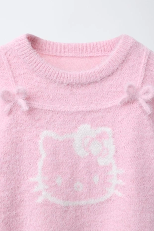 Вязаный джемпер HELLO KITTY © SANRIO- Заказать в России