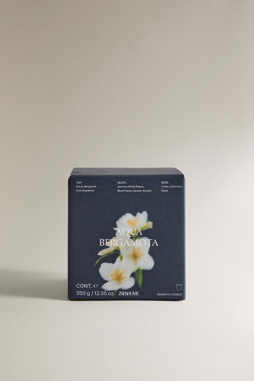 (350 г) ароматическая свеча aqua bergamota