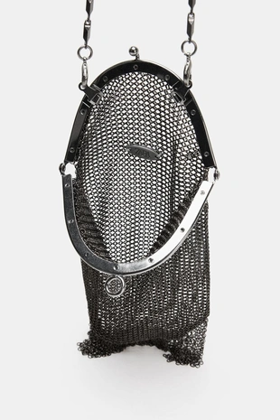 Сумка-ведро мини из металлической сетки- Заказать в России