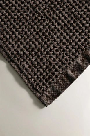 Хлопковое вафельное полотенце для ванны- Заказать в России