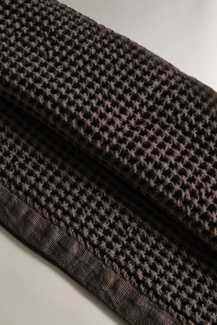 Хлопковое вафельное полотенце для ванны- Заказать в России