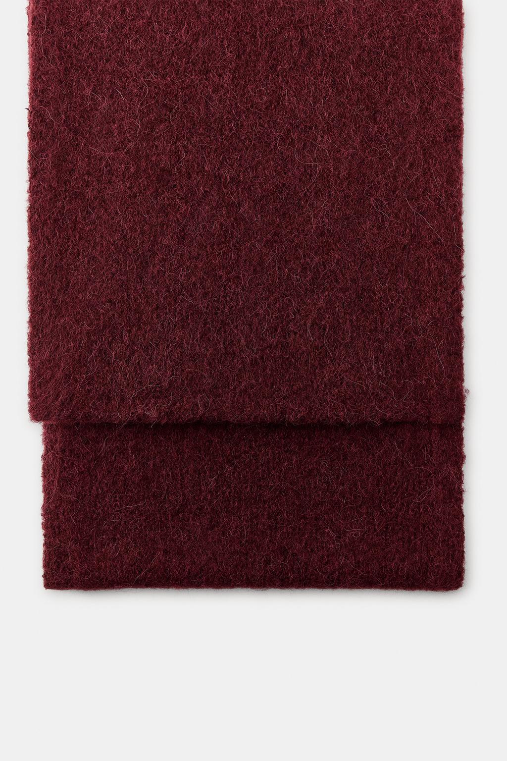 ОДНОТОННЫЙ ТРИКОТАЖНЫЙ ШАРФ