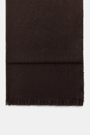 Однотонный шарф с шерстью- Заказать в России