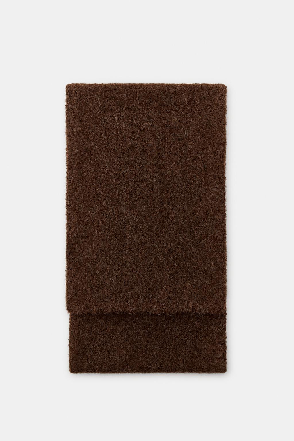 ОДНОТОННЫЙ ТРИКОТАЖНЫЙ ШАРФ