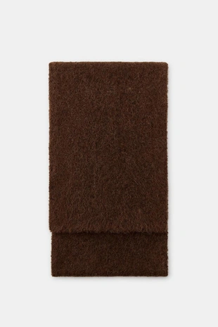 Однотонный трикотажный шарф