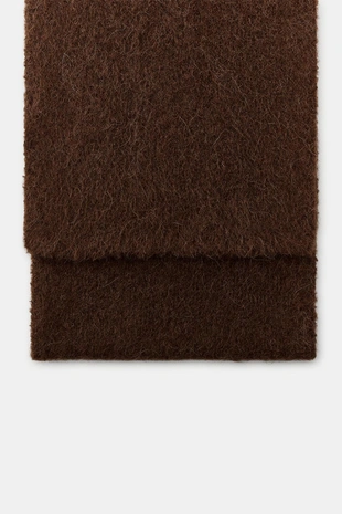 Однотонный трикотажный шарф