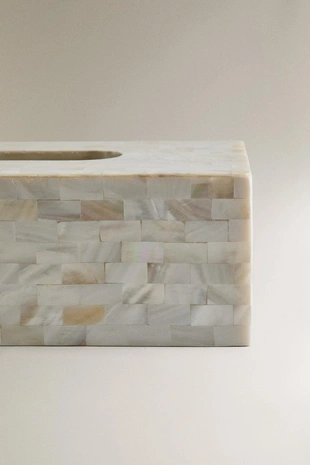 Подставка для бумажных салфеток с эффектом перламутра- Заказать в России