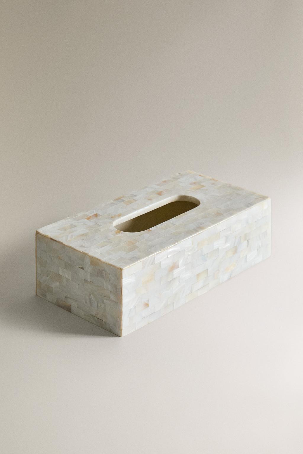 Подставка для бумажных салфеток с эффектом перламутра