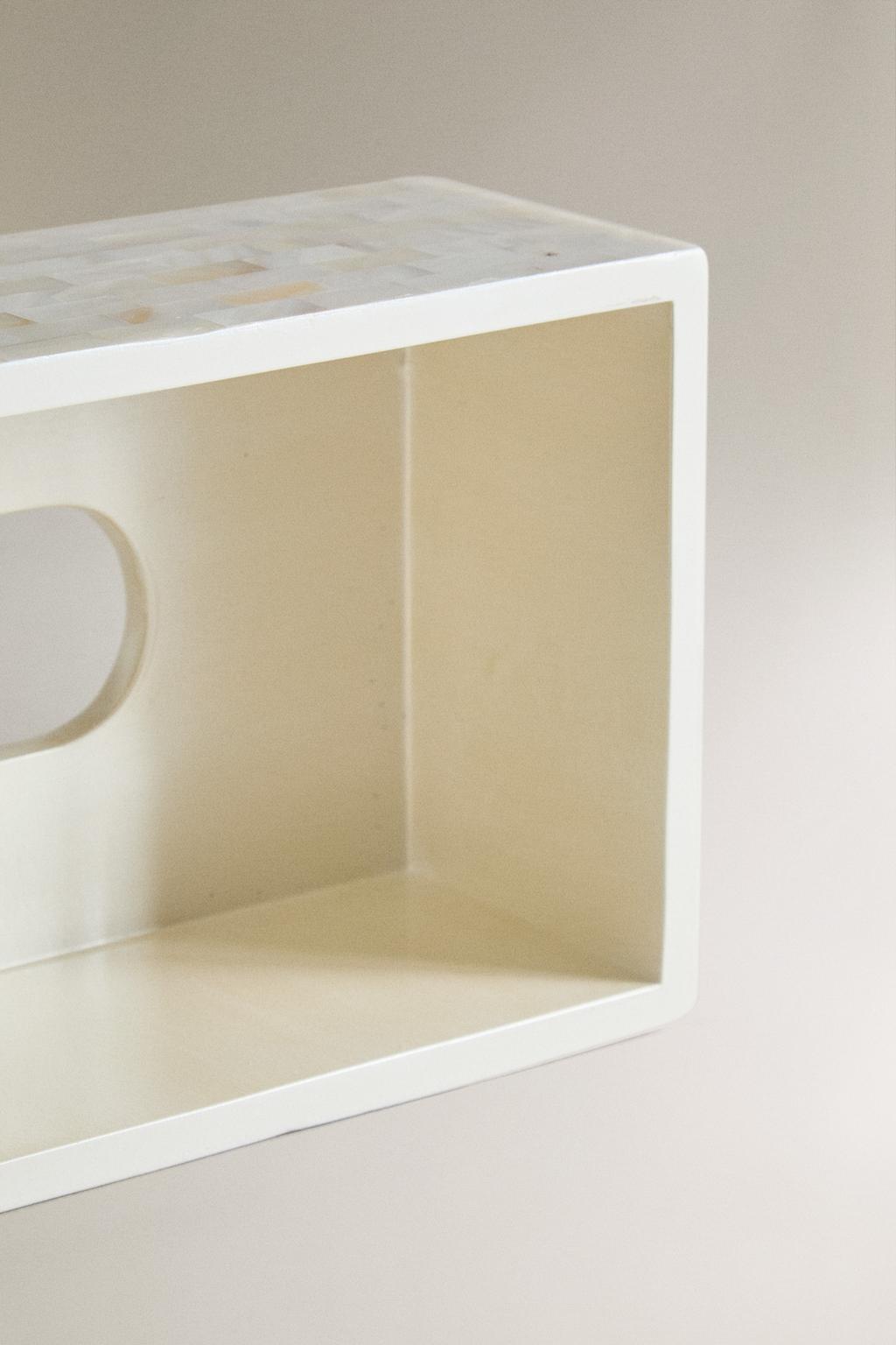 Подставка для бумажных салфеток с эффектом перламутра