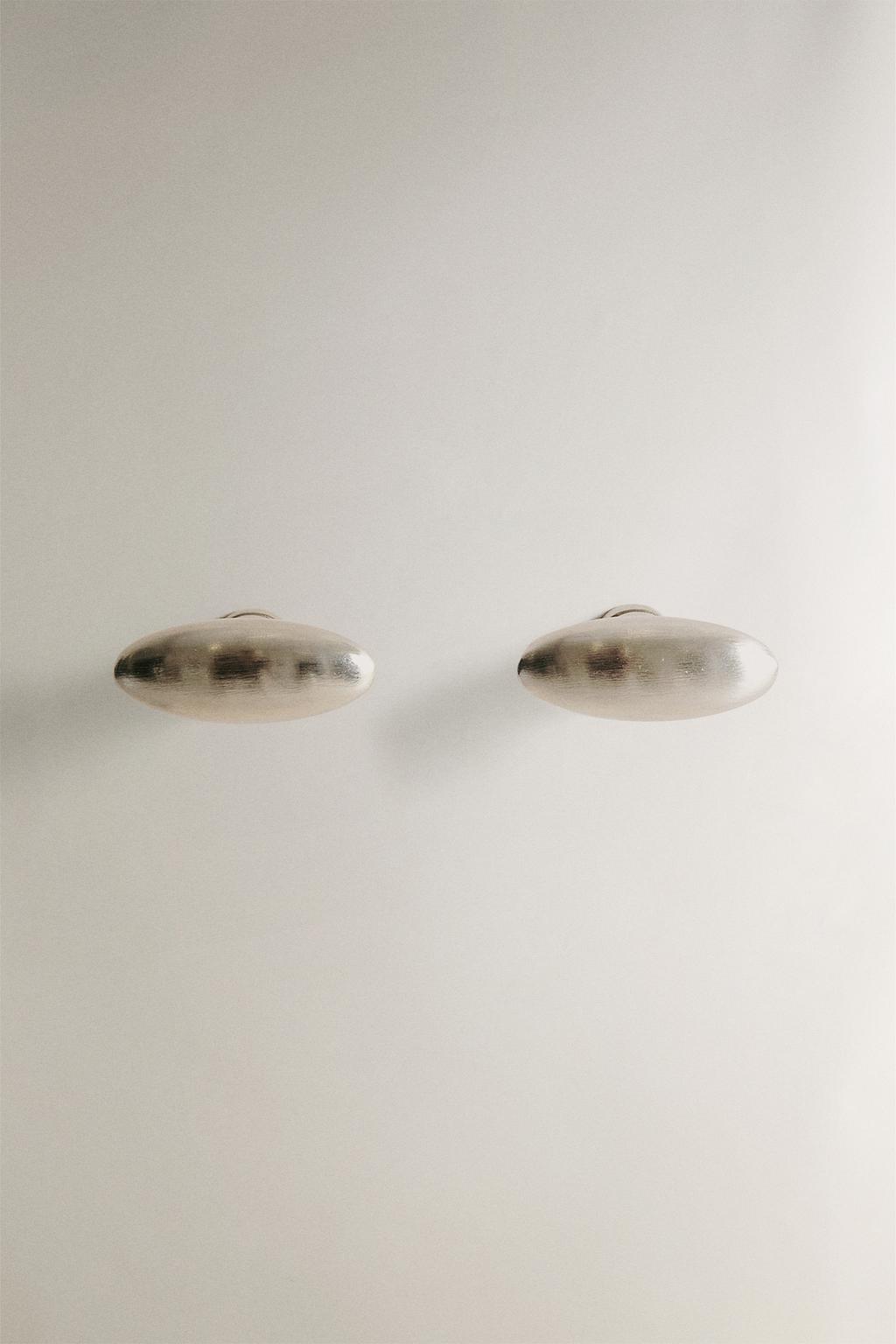 Набор блестящих металлических дверных ручек (набор из 2)