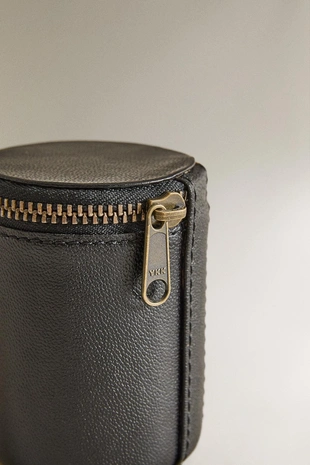 Кожаный цилиндрический чехол- Заказать в России