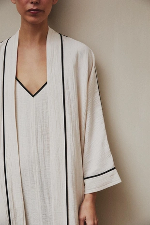 Хлопковый халат- Заказать в России