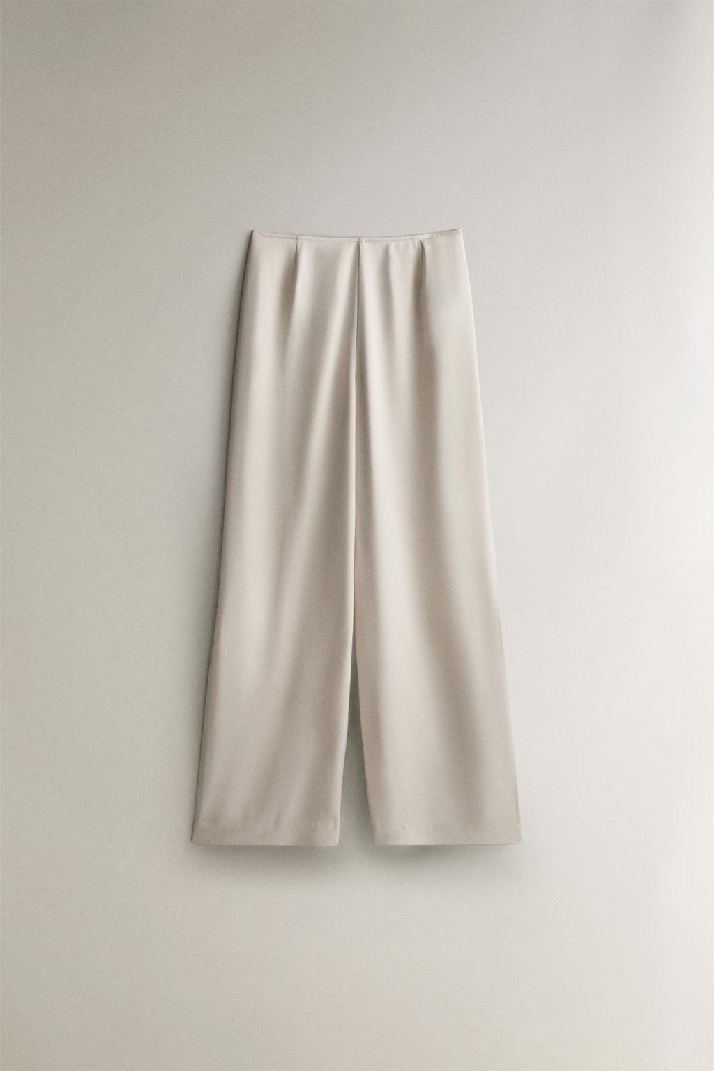 Брюки из сатина