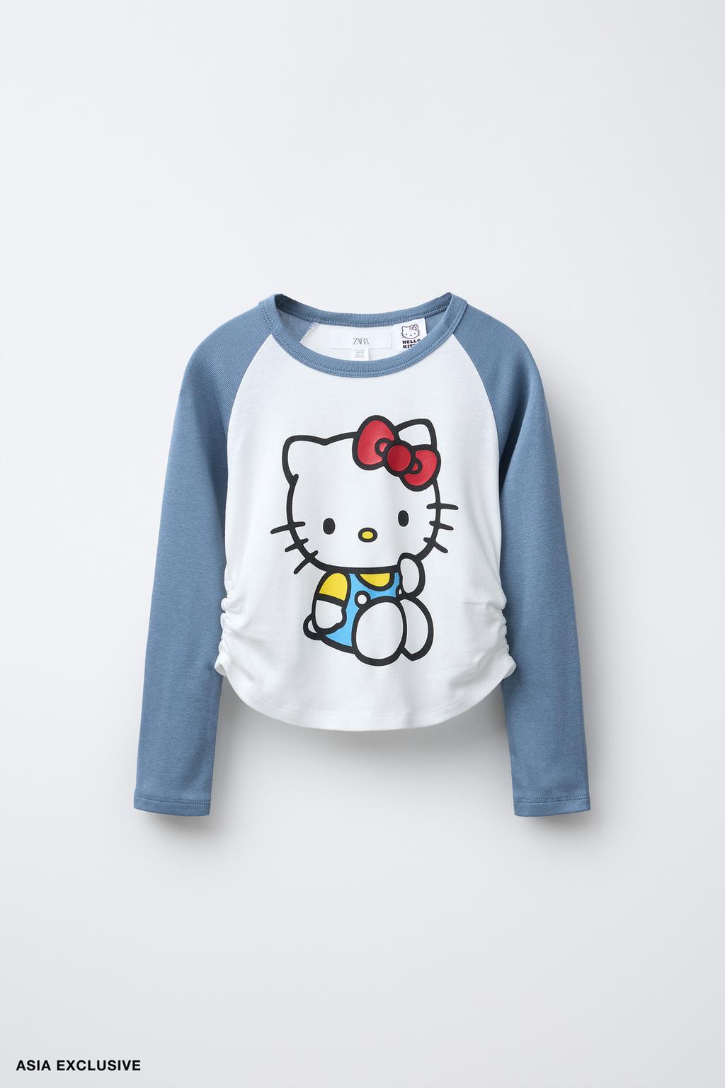 Футболка с изображением hello kitty © sanrio из хлопка и модала