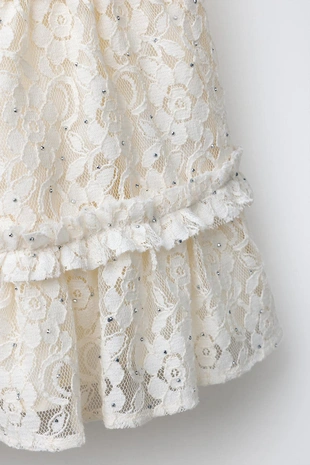 Юбка с воланами, цветами и блёстками- Заказать в России