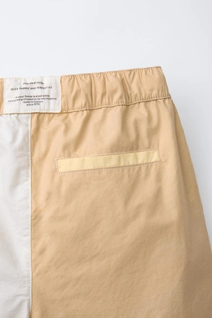 Лоскутные шорты-бермуды- Заказать в России