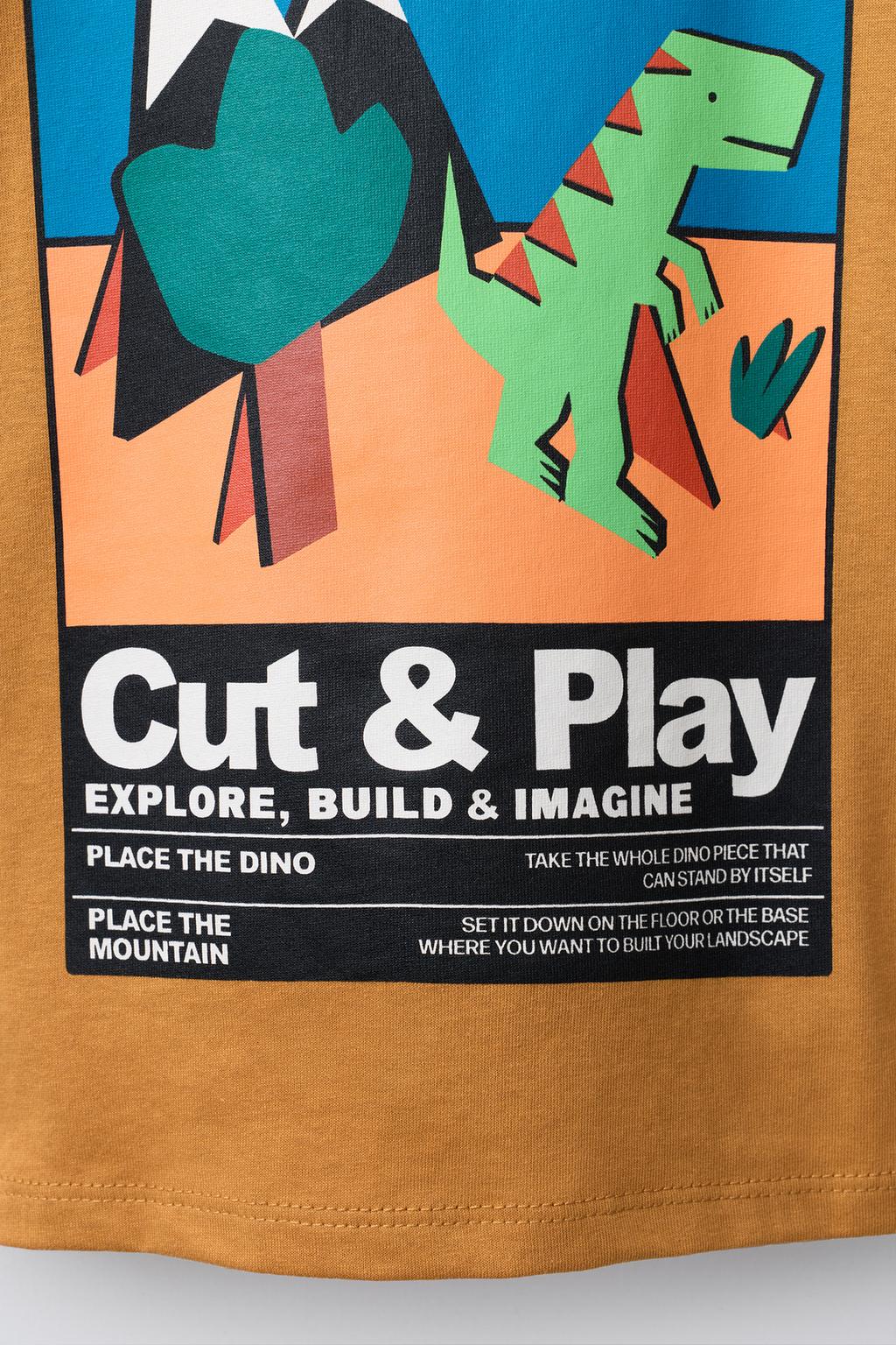 ФУТБОЛКА С ПРИНТОМ «ДИНОЗАВРЫ»