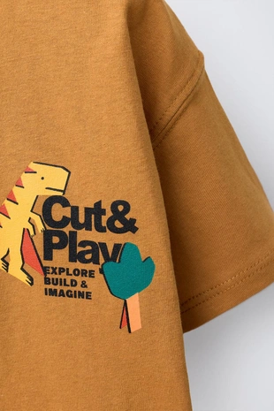 Футболка с принтом «динозавры»- Заказать в России