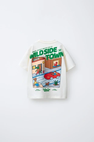 Футболка с анималистическим принтом