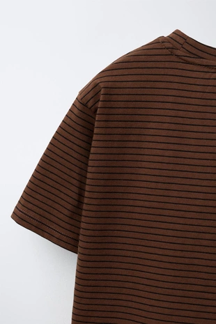 Футболка в полоску с собакой- Заказать в России